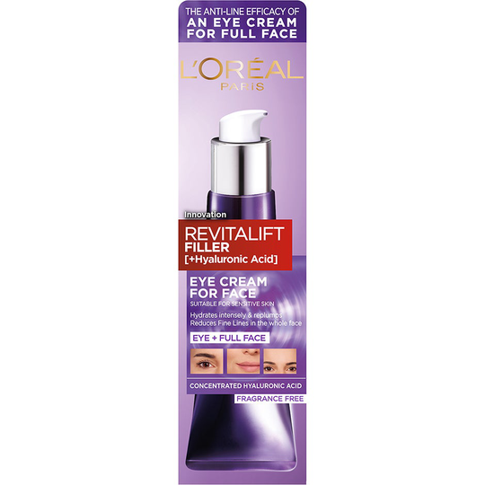 Revitalift Filler +HA Eye Cream For face, 30 ml L'Oréal Paris Ögonkräm