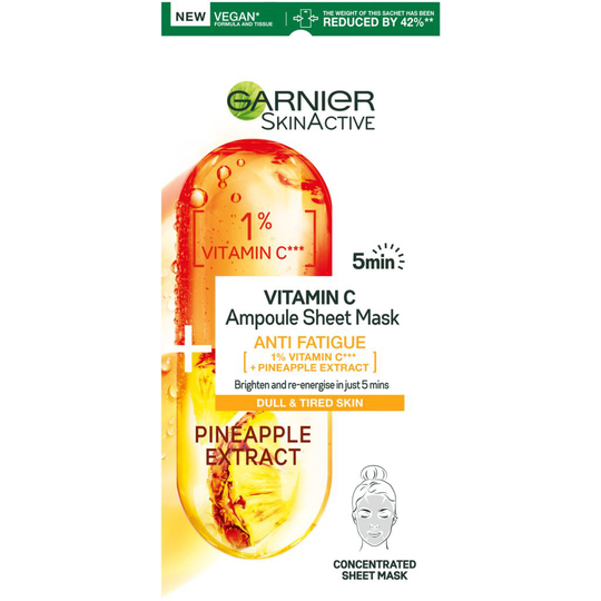 Garnier Skin Active Vitamin Cg ampul tissue mask 15 g