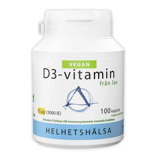 D3 Vegan 75 µg, Helhetshälsa Kosttillskott & Vitaminer