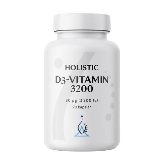 Holistic D3-vitamin 3200 90 kapslar