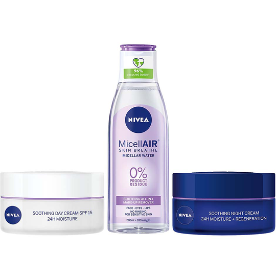Skin Regimen For Sensitive Skin, Nivea Hudvård