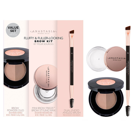 Fluffy & Fuller Looking Brow Kit Medium Brown, Anastasia Beverly Hills Ögonbrynsmakeup