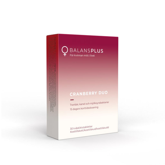 Balans Plus Cranberry Duo 30 tabletter