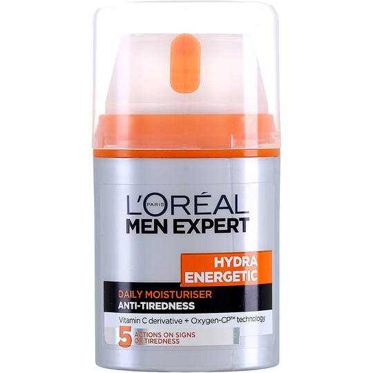 L'Oréal Paris Men Expert Hydra Energetic Moisturising Lotion 24H Anti-Tiredness, 50 ml L'Oréal Paris Dagkräm