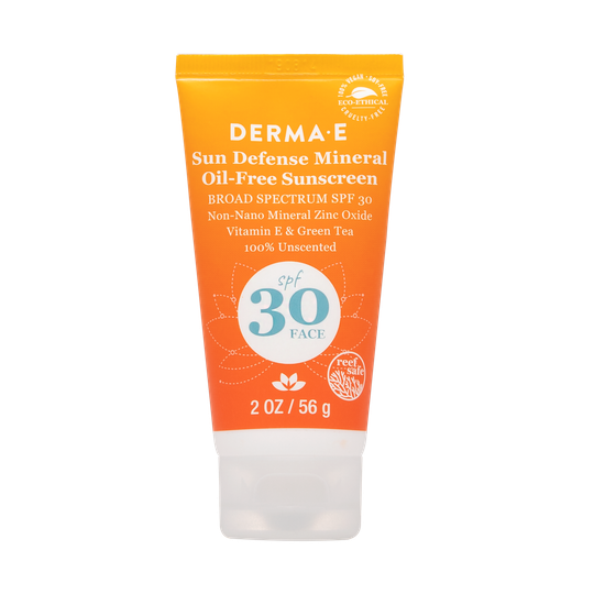 DERMA E Sun Defense Mineral Oil-Free Sunscreen Face