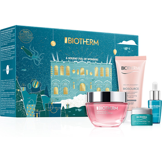 Aqs Cica Nutri Eco Set Holiday 22, Biotherm Ansikte