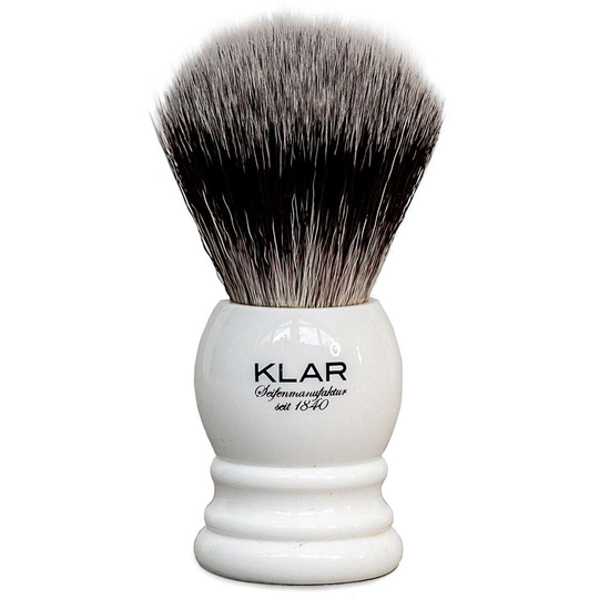 Klar Seifen Synthetic Shaving Brush White