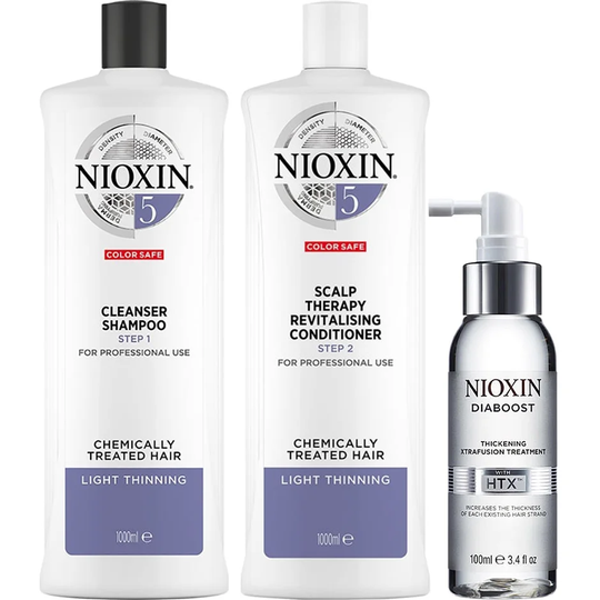 System 5 Trio For Chemically Treated Hair, Nioxin Schampo