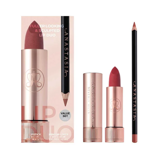 Fuller Looking & Sculpted Lip Duo Kit - Sugar Plum Matte Lipstick + Raisin Lip Liner