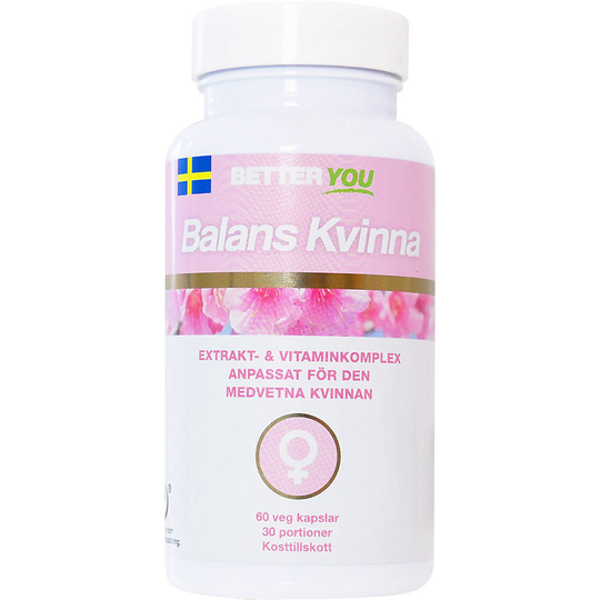 Balans Kvinna, Better You Kosttillskott & Vitaminer
