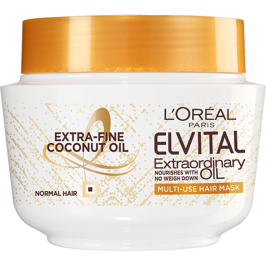 Elvital Extraordinary Oil Coconut Multi-use hair Mask, 300 ml L'Oréal Paris Hårserum & Hårolja