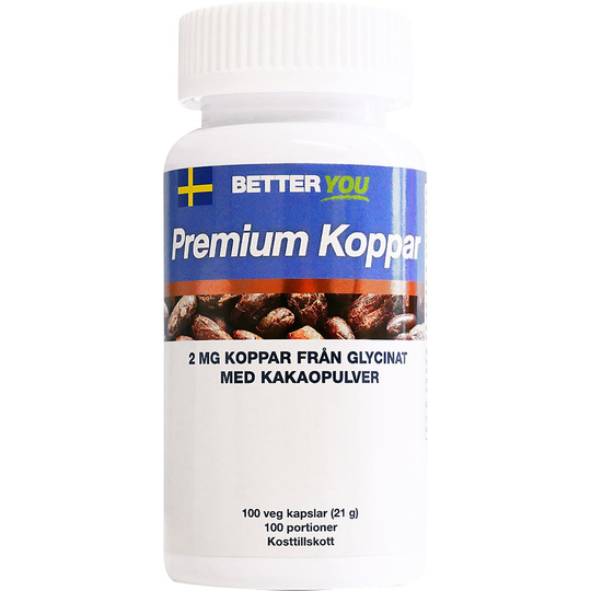 Premium Koppar, Better You Kosttillskott & Vitaminer