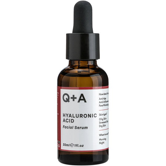 Hyaluronic Acid Facial Serum, 30 ml Q+A Serum & Ansiktsolja