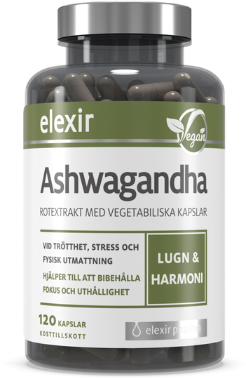 Elexir Pharma Ashwagandha 120 styck