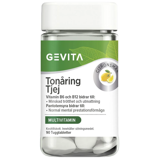 Gevita Tonåring Tjej Multivitamin 90 st