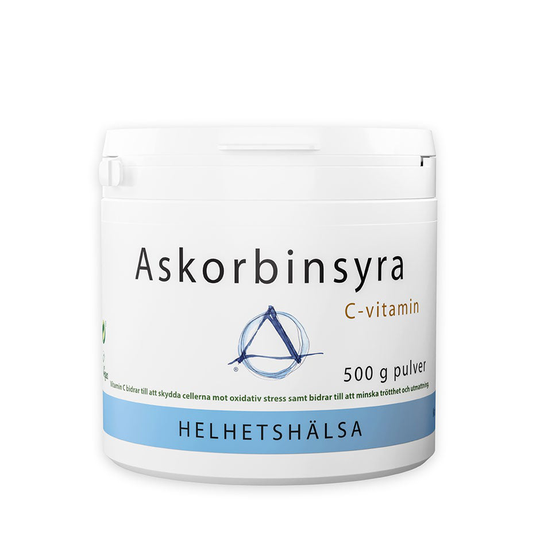 Askorbinsyra C-vitamin, 500 g Helhetshälsa Kosttillskott