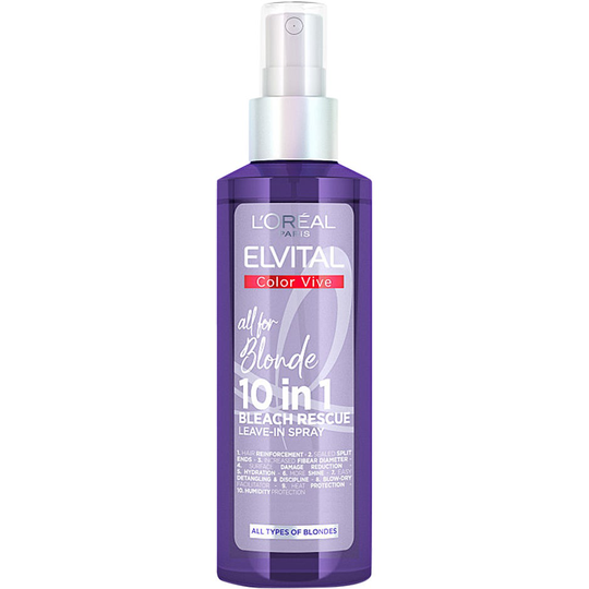 Elvital Color Vive Bleach Rescue Leave-in Spray, 150 ml L'Oréal Paris Hårserum & Hårolja