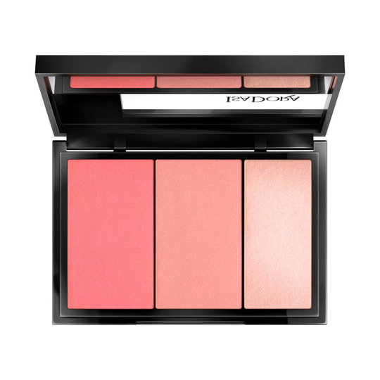 IsaDora Blush Trio 3-in-1 Palette 70 Coral Silk 12 g