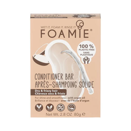 Foamie Conditioner Bar Kiss Me Argan (for dry and frizzy hair)