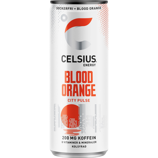 Celsius Blood Orange/City Vibe 355 ml