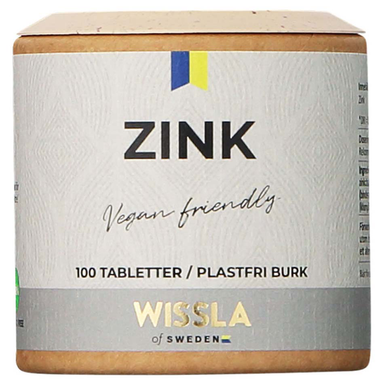 Zink, 100 kapslar Wissla of Sweden Kosttillskott & Vitaminer