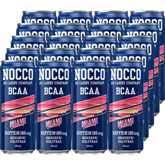 NOCCO BCAA Miami Strawberry 20-Pack