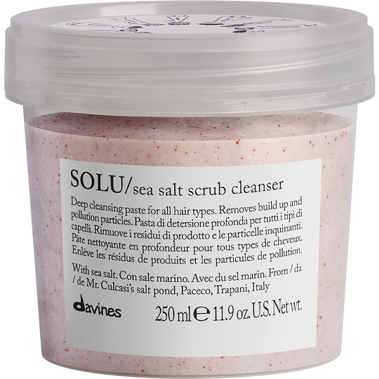 Solu Sea Salt Scrub Cleanser, 250 ml Davines Shampoo