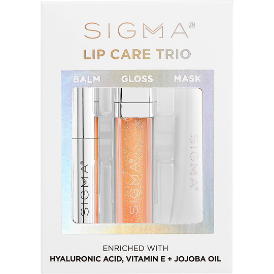 Lip Care Trio, Sigma Beauty Läppbalsam & Läppskrubb