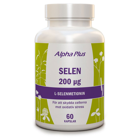 Selen 200µg, Alpha Plus Kosttillskott & Vitaminer