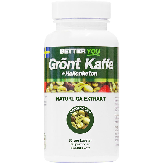 Grönt Kaffe + Hallonketon, Better You Te & Kaffe