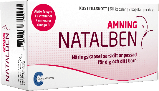 Natalben Amning 60 st