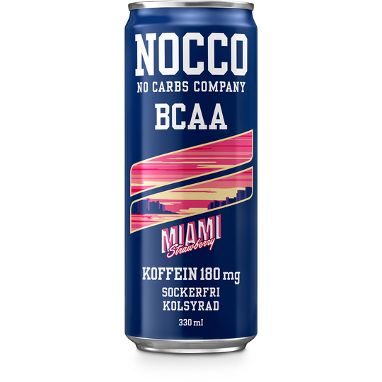 NOCCO BCAA Miami Strawberry 330 ml