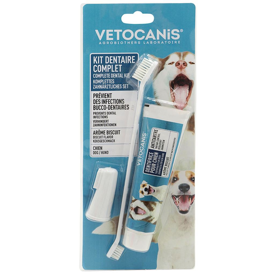VETOCANIS Tandkräm/Tandborste Dubbel Vetocanis 85 g
