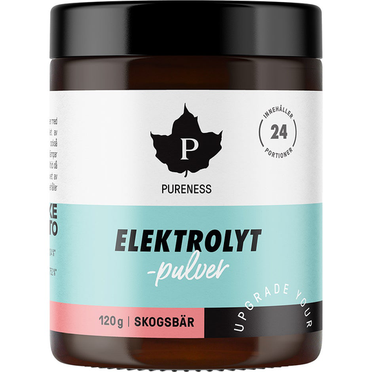 Elektrolytpulver - Skogsbär, 120 g Pureness Kosttillskott & Vitaminer