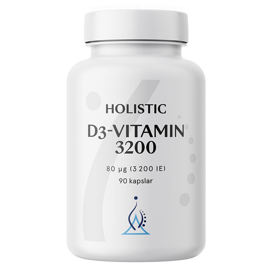 D3-vitamin 3200, Holistic Kosttillskott & Vitaminer