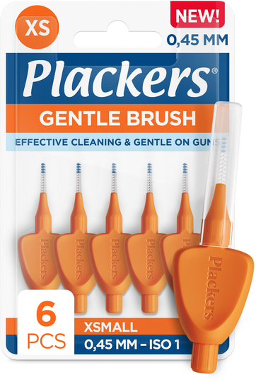 Plackers Gentle Brush 0,45 mm 6 St