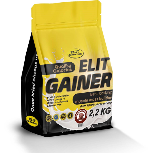 Elit Nutrition ELIT Gainer - lactose free Chocolate Brownie 2200 g