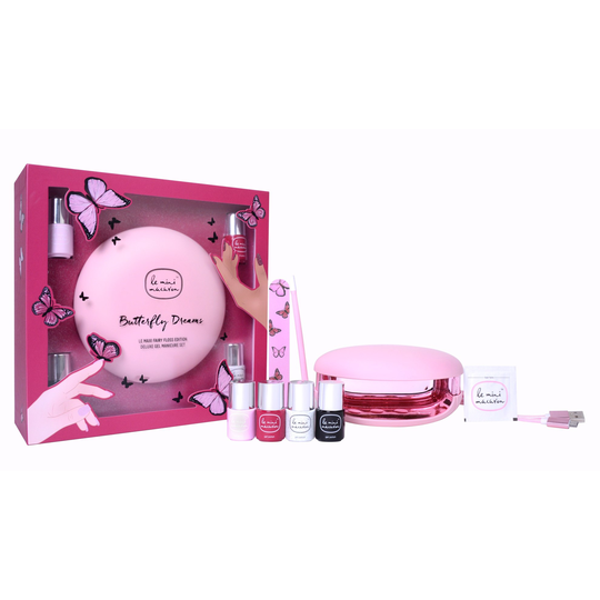 Le Mini Macaron Gel Manicure Kits Le Maxi Butterfly Dreams Gel Manicur