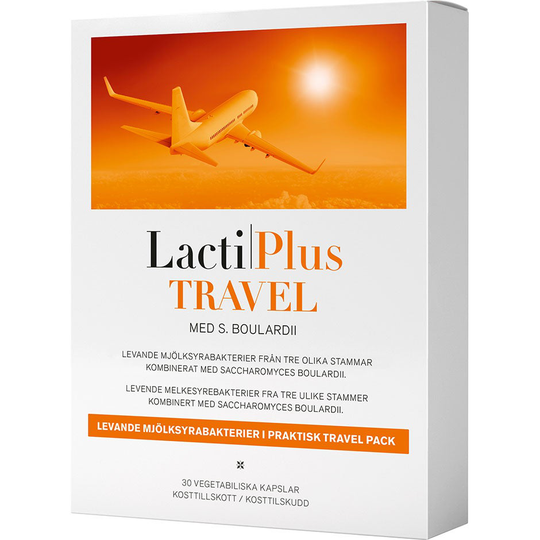 Travel, Lactiplus Kosttillskott