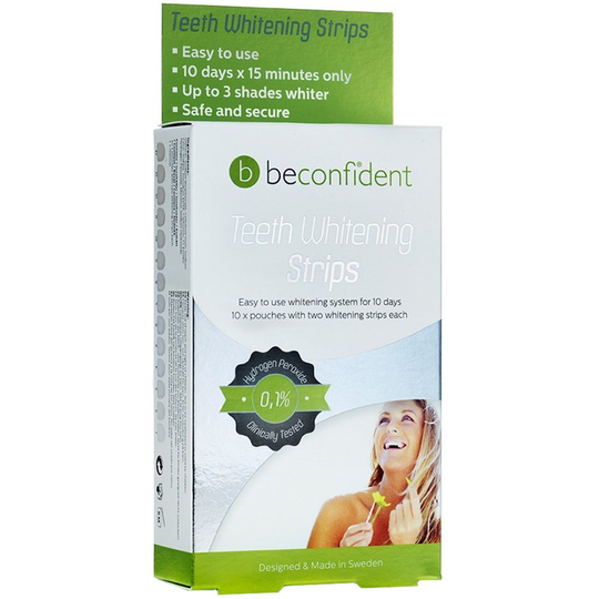 Teeth Whitening X3 Strips, 20 pcs beconfiDent Tandblekning