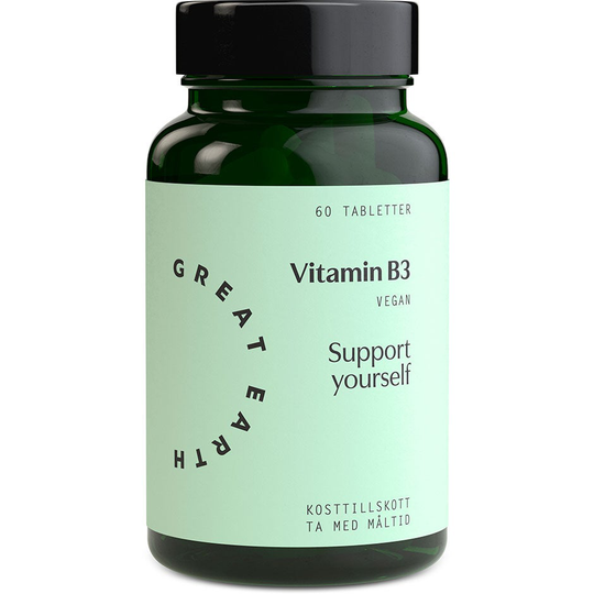 Vitamin B3, Great Earth Kosttillskott & Vitaminer