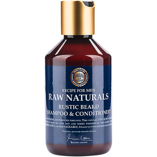 Raw Naturals Rustic Beard Shampoo & Conditioner, 250 ml Raw Naturals by Recipe for Men Skäggschampo & Skäggbalsam