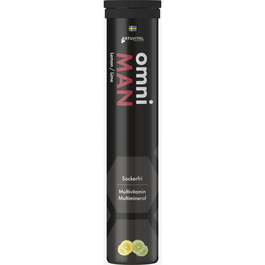 Natuvital Omni Man Brus Citron Lime 20 st