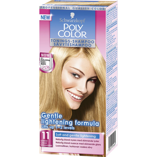 Schwarzkopf Poly Color Tonings-Shampoo, 11 - Ljusblond, Schwarzkopf Hårfärg