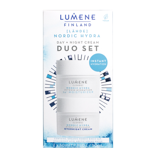 Lumene Nordic Hydra Day + Night Cream Duo Set 100 ml