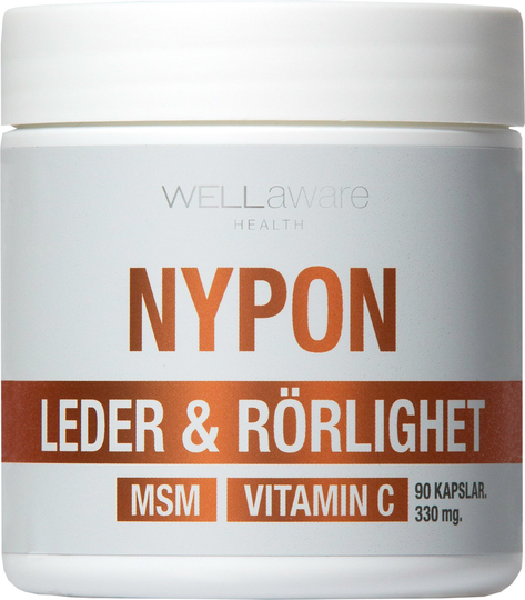WellAware Nypon+MSM+Vitamin C Kapslar 90 styck