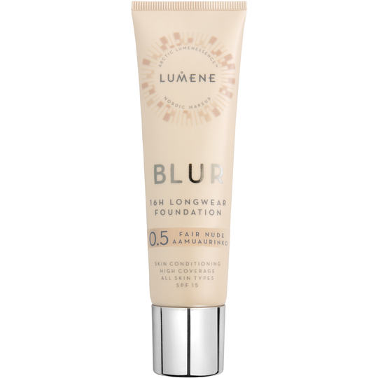 Lumene Blur 16h Longwear Foundation SPF15 0.5 Fair Nude