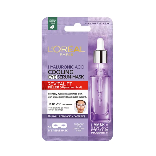 L'Oréal Paris Revitalift Filler Hyaluronic Acid Cooling Eye Serum-Mask