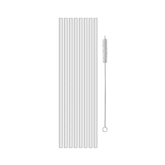 CHEERS Sugrör 27cm 8-pack inkl Borste