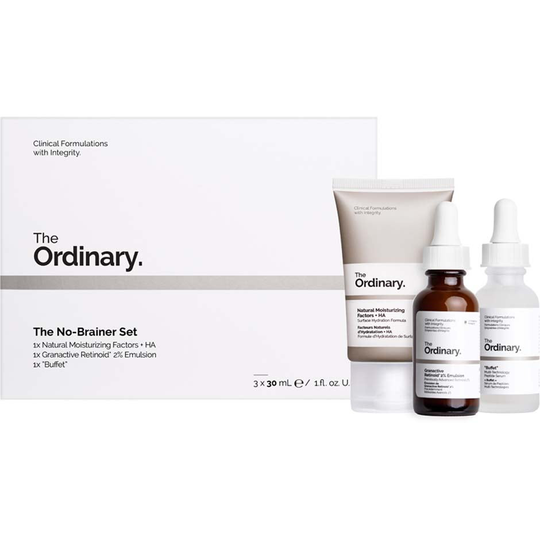 The No-Brainer Set, 30 ml The Ordinary Ansikte